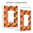 thumbnail image 3 of Haiem Ramen Noodle Soup Pattern Decorative Wall Plates, 1-Gang 5.0" x3.0", Unbreakable Thermoplastic Faceplate Cover for Decorator Receptacle Outlet & Switch-Style U, 3 of 6