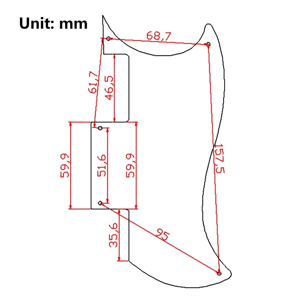 Custom Guitar Pickguard For Epiphone SG Special Style Electric guitars Replacement parts
