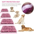 thumbnail image 6 of Sennaux Pet Bed Crate Mat Reversible Pad Leopard Pattern for Cat Dog, Small, 6 of 8
