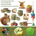 thumbnail image 3 of Qweryboo 16PCS Rabbit Toys Bunny Chew Toys for Teeth, Natural Timothy Hay Chew Treats, Improve Dental Health for Rabbit Bunny Chinchilla Guinea Pig Hamster, Hand Made Safe, 3 of 7