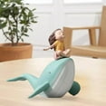 thumbnail image 6 of Creative Girl and Figurine Sea Animal Statues Home Style Decorative Ornaments for Living Room, Bedroom, Office Desktop, Cabinets - Sitting, 6 of 8