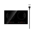 thumbnail image 1 of KFFKFF Induction Cooktop, 1800W Electric Countertop Burner, 2 Burner Touch Control Stove, Built-in Induction Cooktop, 1 of 9