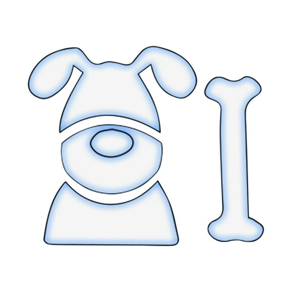 Set de plantillas de patchwork para cachorros Loyal - 3 tallas para regalos de costura, bordado y manualidades DIY con reglas acrílicas para principiantes