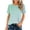 Light Green, variant on MEICHEN Womens Short Sleeve T Shirts Summer Gradient Tops Casual Blouses Spring Fashion Beach Vacation Clothes