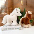 thumbnail image 3 of Real Life Horse Plush Dolls Stuffed Animal High Quality Super Realistic Pony Plush Toys Classic Birthday Gift For Children, 3 of 8
