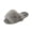 Gray, variant on Willtoo House Slippers For Womens Winter Open Toe Fuzzy Slippers Memory Foam Fluffy Non Slip Indoor Outdoor Sandal