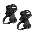 thumbnail image 1 of 2 Pcs Support de Guidon de Vélo Rotatif à 360 Degrés Clip de Lampe de Poche, 1 of 8