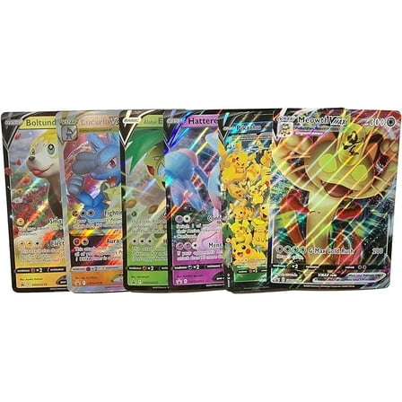 Pokémon Jumbo Card Lot – 6 Random Oversized Cards Featuring V, VMAX, VSTAR, or V-Union