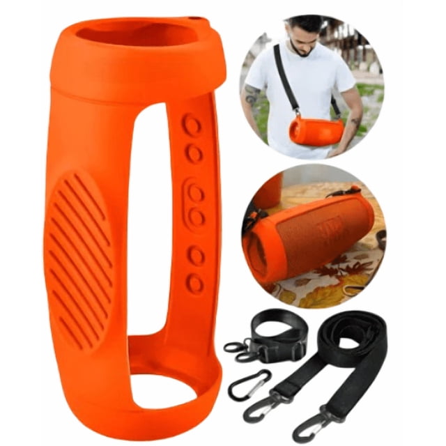 Funda Xtellar De Silicona 5 Impermeable Y Portátil Color Naranja