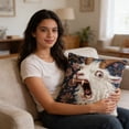 thumbnail image 6 of Screaming Goat Pillow Cover 17.7x17.7 Inch, Funny 2D Printed Animal Cushion Cover for Sofa Couch Home Dorm Decor.(2pcs), 6 of 9