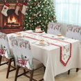 thumbnail image 4 of Christmas Truck Snowman Chair Covers Set of 6 Xmas Ball Snowflakes Animal Gray Chair Back Covers Stretch Removable Washable Slipcovers Protector for Dining Room Kitchen Party Decor, 4 of 5