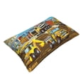 thumbnail image 3 of Bixox Different Construction Site Vehicles Printed Pillow Protector,Super Soft Ideal for Home,Guests,Rentals - 16"x24", 3 of 8