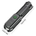 thumbnail image 2 of Yucurem 395nm Uv Flashlight Usb Rechargeable Blacklight Flashlight for Pet Urine Stain Camping Lamp (black), 2 of 10