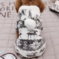 thumbnail image 2 of Dog Winter Clothes for Small Dogs Keep Warm Dog Clothes Pet Christmas Clothing Elk Print Dog Clothes Coral Velvet Four Colors, 2 of 4