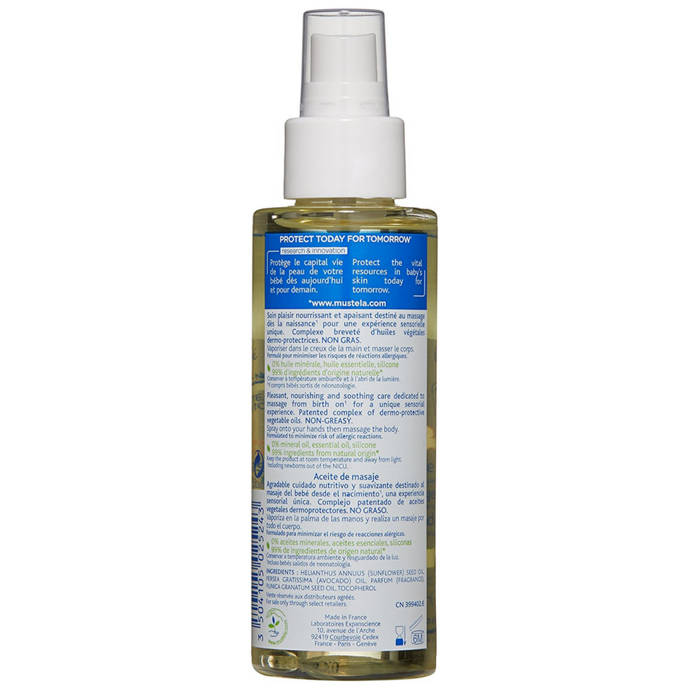 mustela baby massage oil