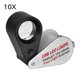 thumbnail image 2 of Rechargeable Four-Colour Light Source 13LED Magnifier Mini Pocket 10X, 2 of 5