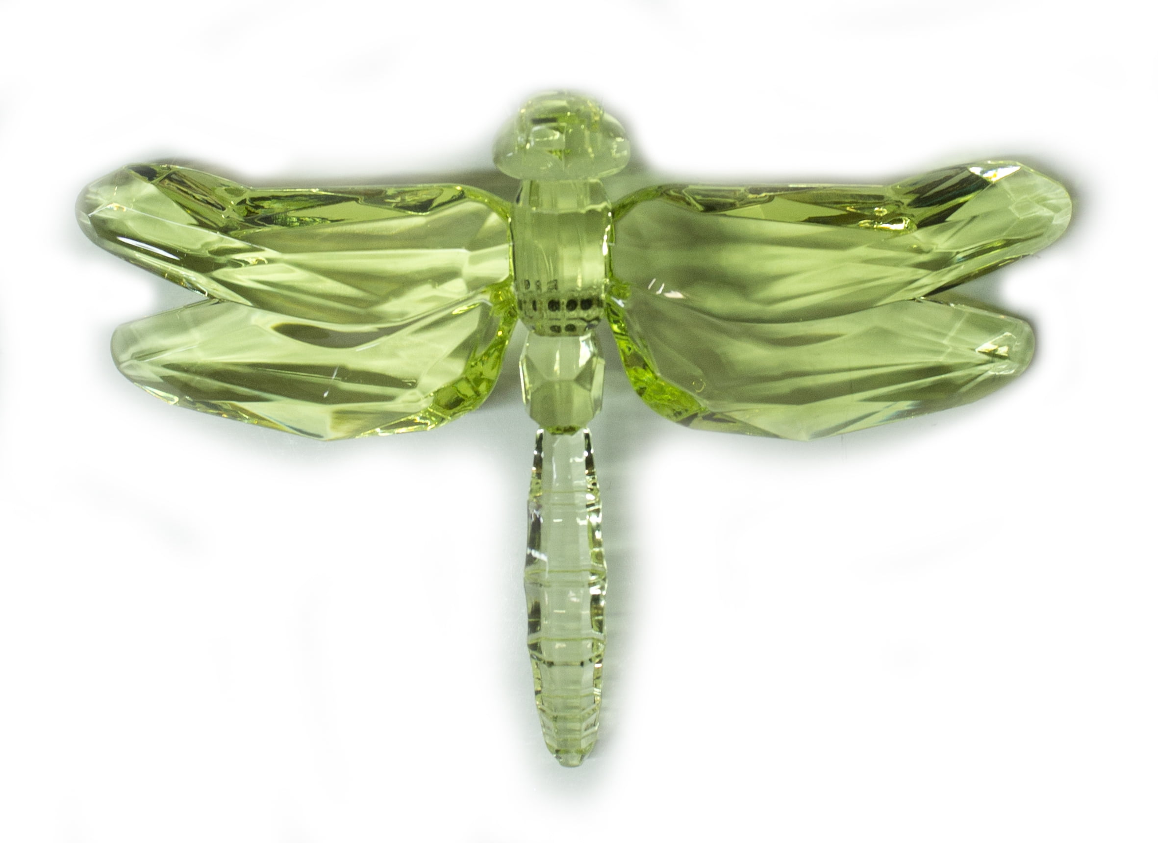 Crystal Expressions Acrylic 4x6 Inch Solid Color Dragonfly Ornament