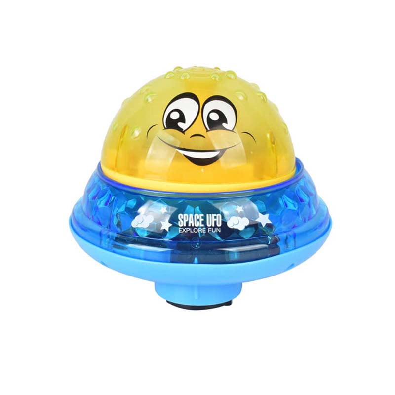 2 in 1 Light Electric Induction Space Water Spray Toy Baby Bath Toy Kid Gift 