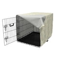thumbnail image 3 of Hearts Dog Crate Cover, Rhythmic Love Affection Romance Valentines Day on Grunge Background, Easy to Use Pet Kennel Cover for Medium Large Dogs, 35" x 23" x 27", Eggshell and Multicolor, by Ambesonne, 3 of 6