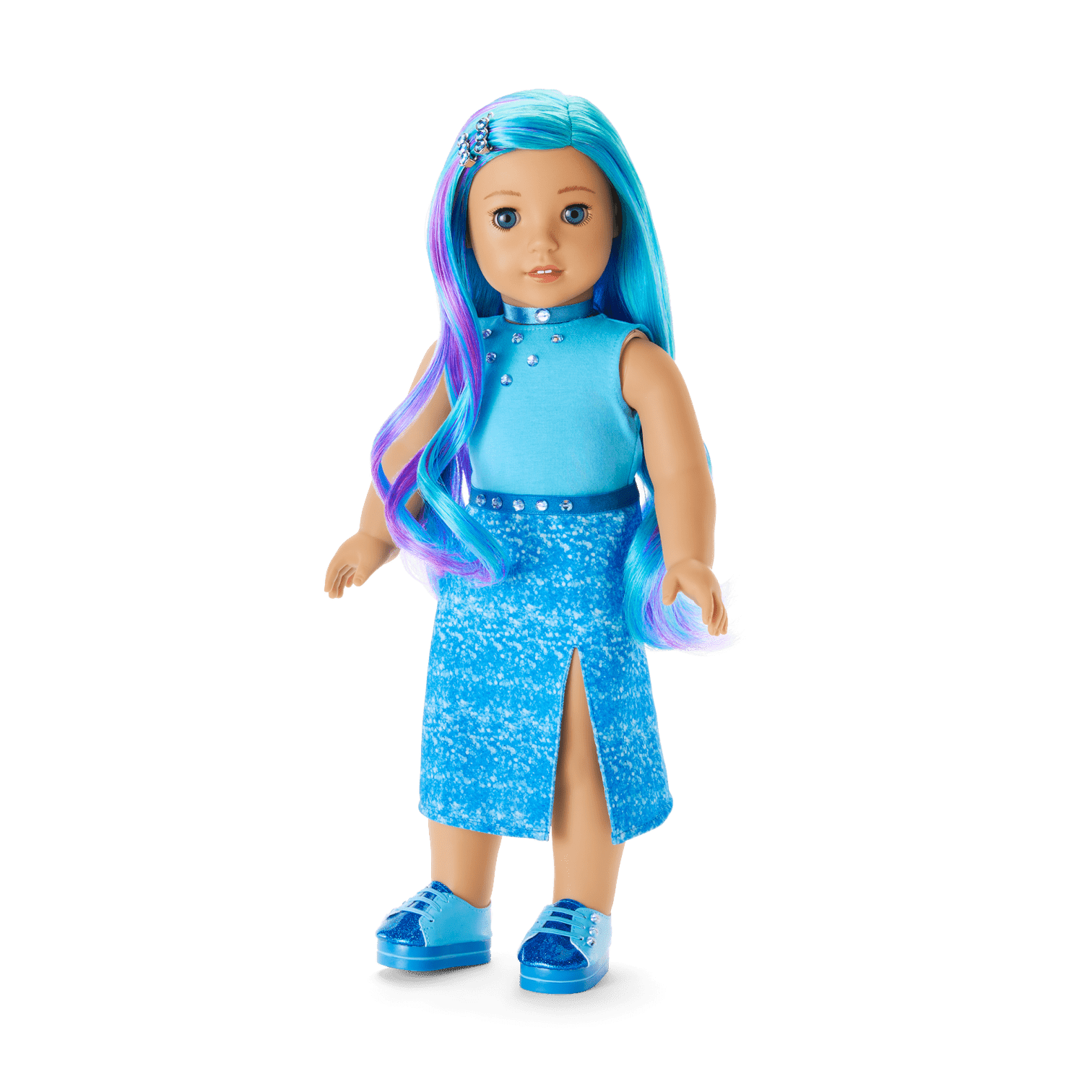 American Girl Birthstone Collection December Blue Beauty Topaz Outfit for 18 inch Dolls