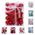 thumbnail image 1 of Bearachild 1 Uds adornos navideños estrella de cinco puntas árbol de Navidad Top 2022 Año Nuevo 29 Uds árbol de Navidad bola colgante decoración regalo Kits de decoración para fiestas No.02 Bearachild HA008672-02B, 1 of 6