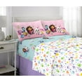 thumbnail image 3 of Gabby's Dollhouse Kids 4 Piece Teal Blue White Sheet Set, Full, 3 of 7