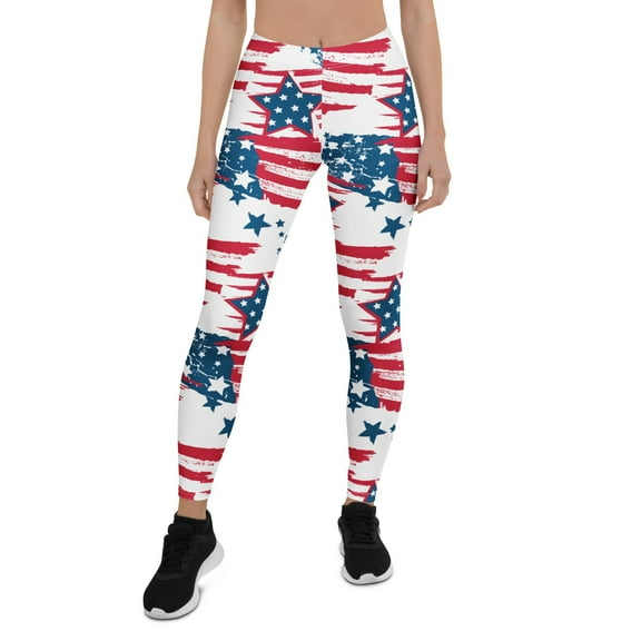 Patriotic Pride Leggings Size: XS for Women | FIERCEPULSE