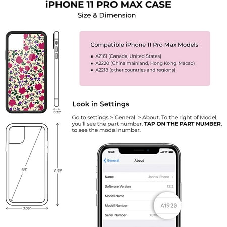 Wildflower Limited Edition Cases Compatible With Iphone 11 Pro Max Pink Crazy Checkers Walmart Canada