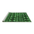 thumbnail image 2 of Ahgly Company Machine Washable Indoor Rectangle Abstract Emerald Green Modern Area Rugs, 2' x 5', 2 of 4