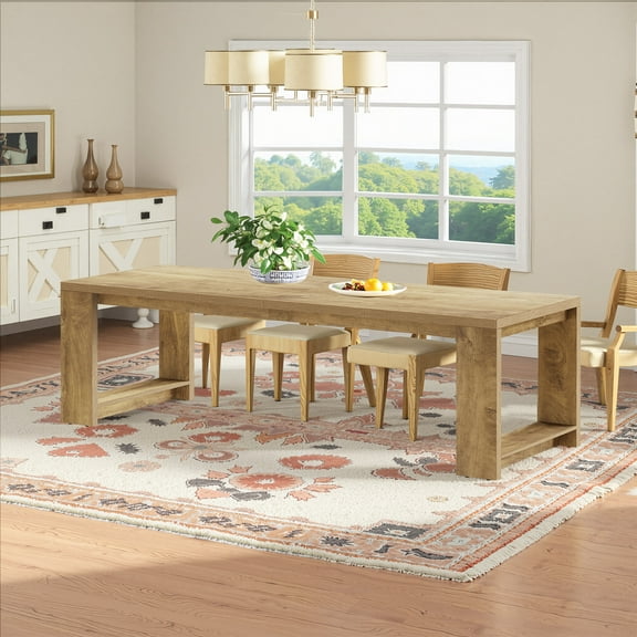 MAYEERTY 86" Two Person Desk, Long Computer Desk Conference Table