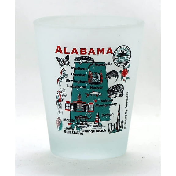 Alabama US States Series Collection Shot Glass