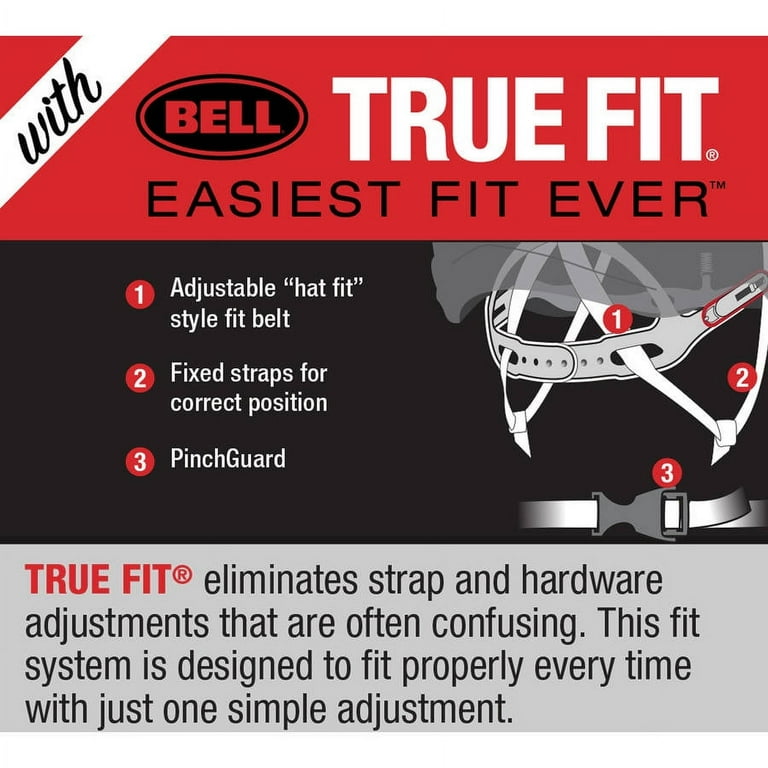 Bell true sale fit helmet