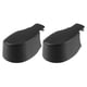 thumbnail image 1 of Trasero Parabrisas Limpiaparabrisas Brazo Tuerca Cubierta Tapa para VW Golf 6 - 2uds Negro, 1 of 1