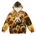 thumbnail image 4 of Pzuqiu Panda Hoodies for Teen Girls Size 6-7 Comfortable Long Sleeve Sweatshirt Kids Warm Soft Fall Outfits Fashion Clothing Washable Casual for Outdoor Activities, 4 of 7