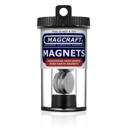 - MAGCRAFT® NSN0703 - Rare Earth Disc Magnets, 0.75 in. Diameter x 0.125 in. Thick, 6-Count
