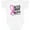 AA-White, variant on Inktastic Never Stop Fighting Breast Cancer Awareness Boys or Girls Baby Bodysuit