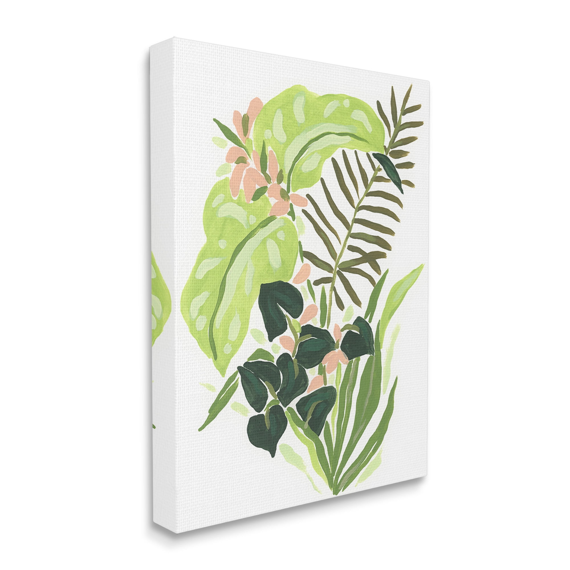 Stupell Industries Modern Tropical Herbs Botanical & Floral Painting Gallery Wrapped Canvas Art Print Wall Art, 24 x 30