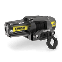 Champion Power Equipment XL 3500-lb. ATV/UTV Synthetic Rope Winch Kit