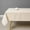 Beige, variant on Beige Rectangle Tablecloth Wrinkle Resistant Washable Fabric Table Cloth for Dining,Kitchen, Parties Weddings and Outdoor Use 60 Inch by 84 Inch