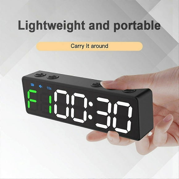 Rechargeable Mini Gym Clocks - Portable Stopwatch