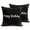 Black, variant on Throw Pillow Covers 18x18 Inch Set of 2 Happy Birthday Decorative Pillows Cushion Case Soft Square Pillowcases Polka Dot Ribbon Celebration Brown Throw Pillows for Couch Sofa Bed Chair Home Decor