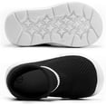 thumbnail image 4 of Toddler Sock Shoes Baby Walking Shoes Infant Slippers Boys & Girls Non-Slip Sneakers Black 6-9 Months, 4 of 7
