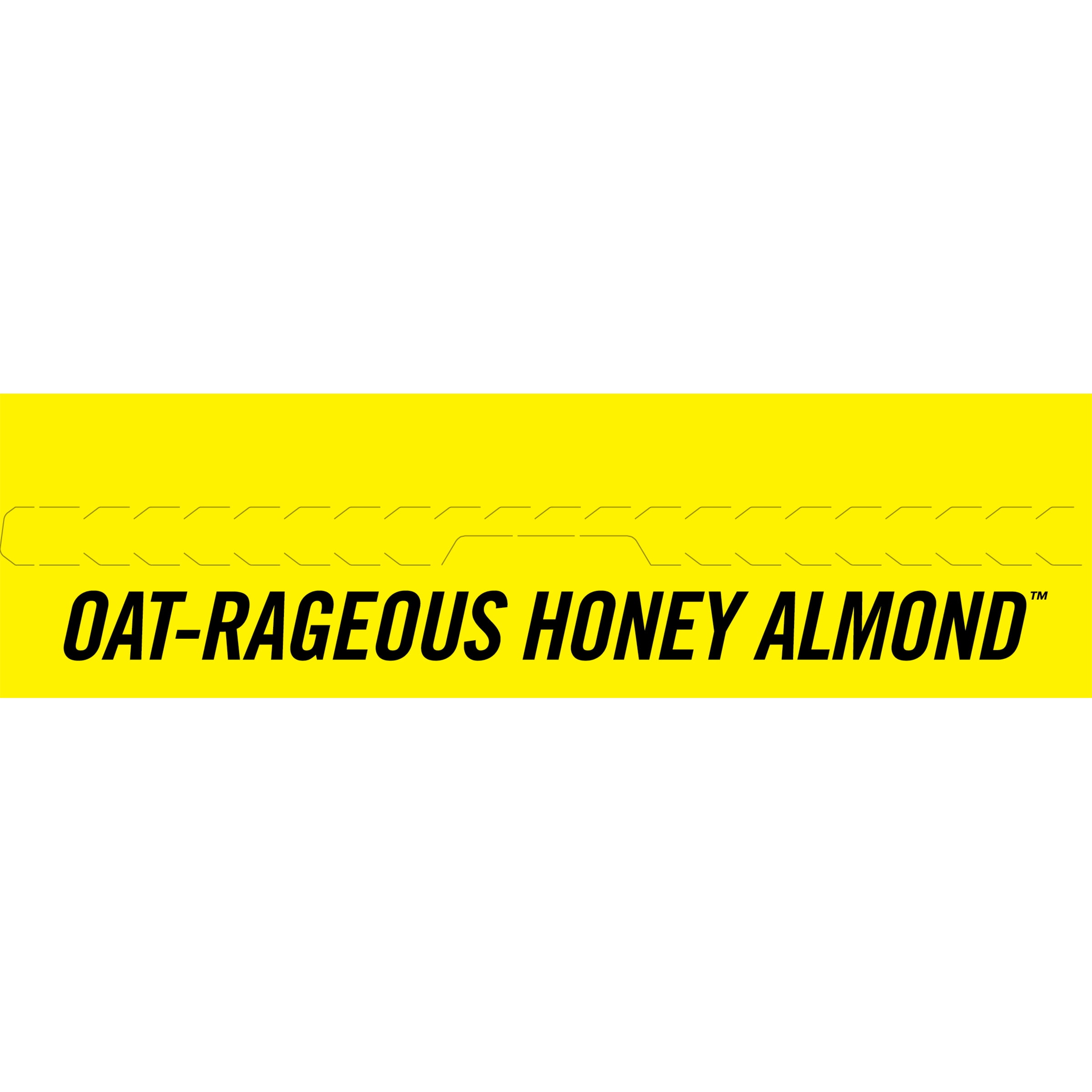 (2 pack) Dave's Killer Bread Oat-Rageous Honey Almond Organic Snack Bars, 4 Individually Wrapped Snack Bars