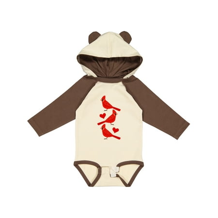 

Inktastic Cardinal Cute Bird Watching Gift Baby Boy or Baby Girl Long Sleeve Bodysuit