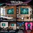 thumbnail image 7 of 8 Pack Art Acoustic Panels Sound Absorbing Fireflies night forest Rainforest Woodland Decorative Soundproof Wall Panels Self Adhesive for Nursery Game Room Bedroom 48"x32", 7 of 7