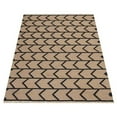 thumbnail image 3 of Rugsotic Carpets Handmade Rugs Hand Woven Kilim Rectangle 2'x4' Cream Charcoal Wool for Indoor Use, 3 of 5