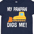 thumbnail image 4 of Inktastic My Pawpaw Loves Me Grandson Construction Truck Boys Toddler T-Shirt, 4 of 5