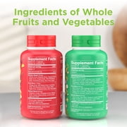 Balance of Nature Whole Food Supplement - Superfood Vitamins, 90 Fruit & Veggie Capsules - 2 Sets