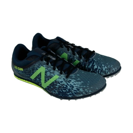 New Balance Md500V5 Track Spike Mens Blue Textile Athletic Training (Best Spikeless Track Shoes)