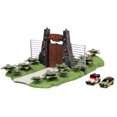 thumbnail image 3 of Jurassic Park Gate Diorama Nano Scene w/ 1.65 Inch Die-Cast Cars, 3 of 3